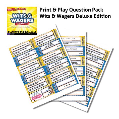 wits and wagers game|wits and wagers printable.